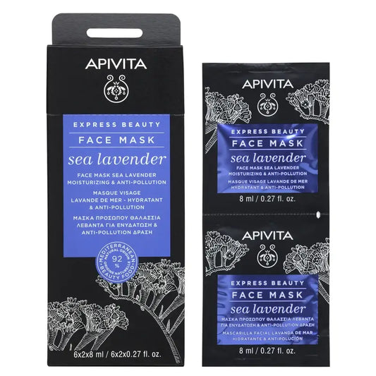 APIVITA Express Beauty Masque hydratant et antioxydant à la lavande de mer