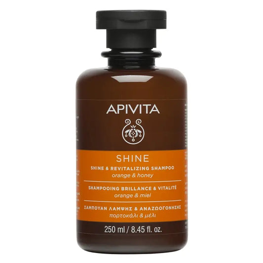 APIVITA Shampooing brillance et vitalité à l'orange et au miel 250 ml