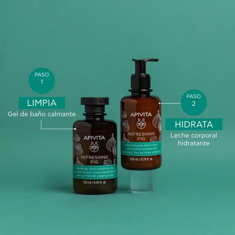 APIVITA Lait corporel rafraîchissant à la figue 200 ml