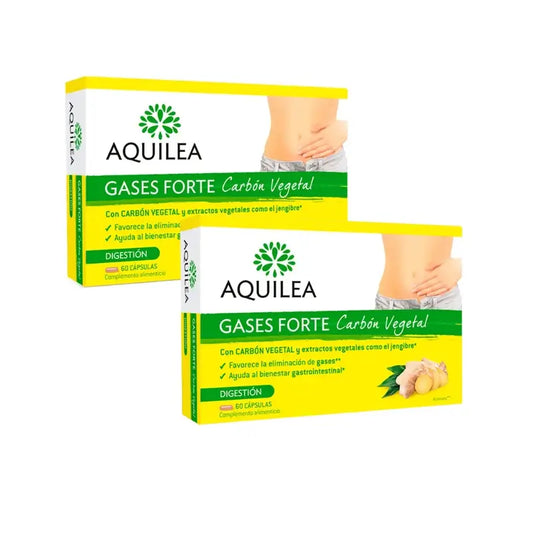 Aquilea Gases Forte Vegetable Carbon, 2X60 Capsules
