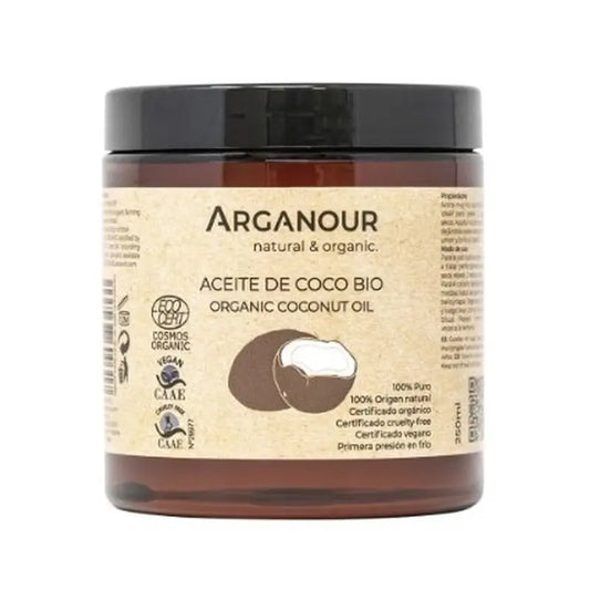Arganour Huile Végétale Huile de Coco, 250 Ml