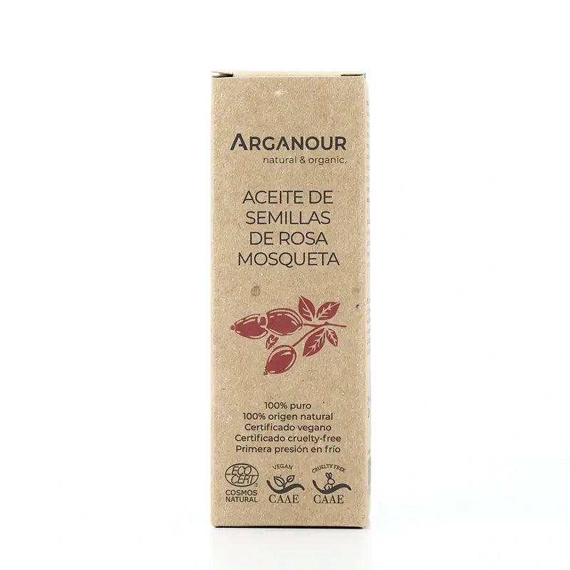 Arganour Huile Végétale Huile de Graines de Rose Musquée, 50 Ml