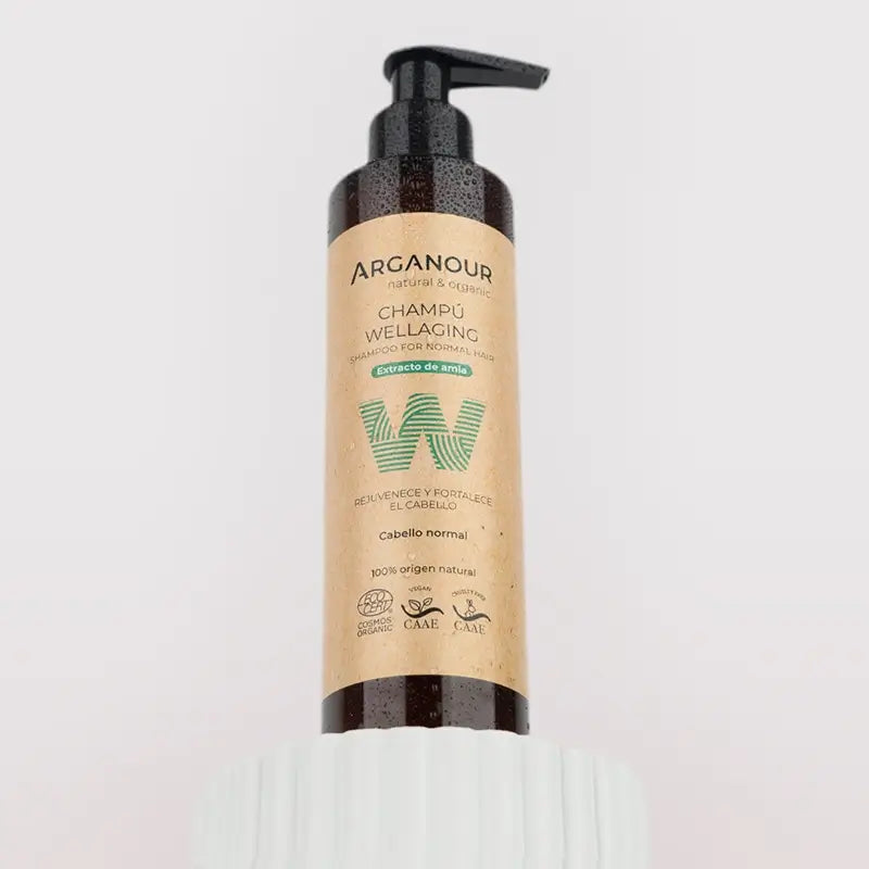 Arganour Hair Wellaging Shampooing sans sulfate, 200 Ml
