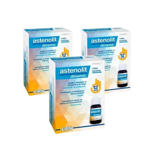 Astenolit Dinamic Flacons buvables Pack 3 x 12 Flacons x 10 ml