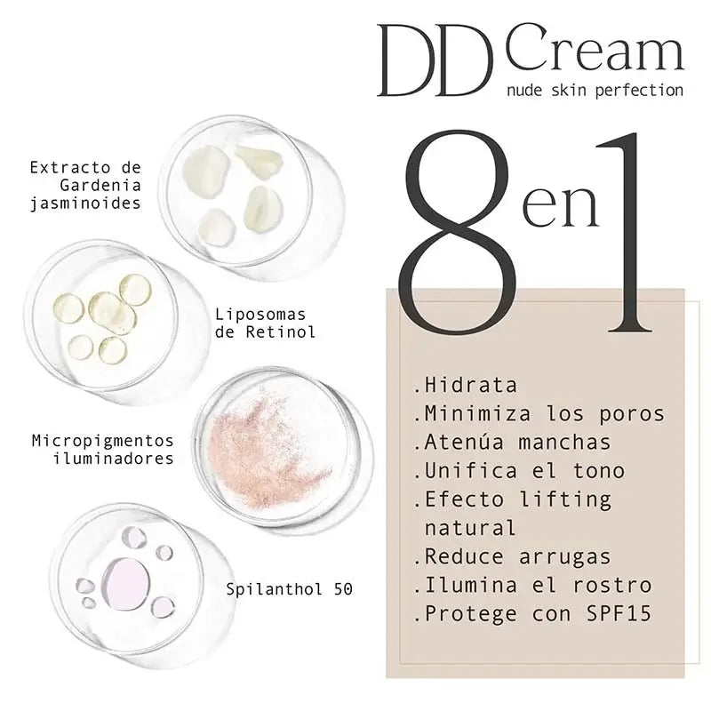 Atashi Dd Moisturising Moisturiser With Colour Spf 15 - Medium Tone (hydratant avec couleur)