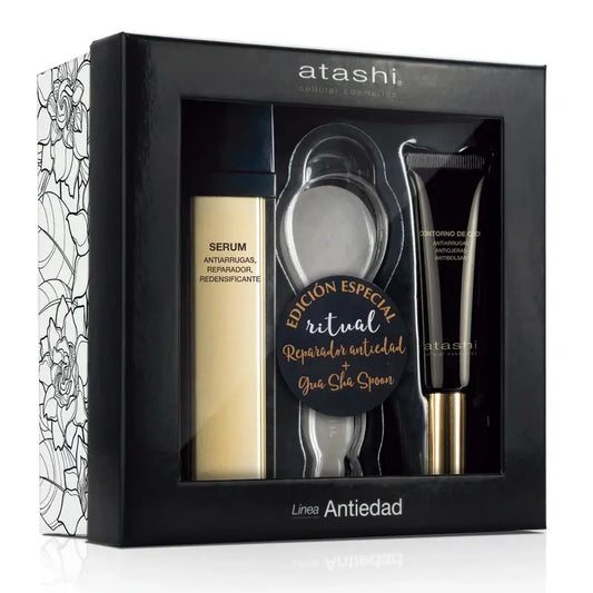 Atashi Sérum Redensifiant Anti-Age + Coffre Contour des Yeux Anti-Rides