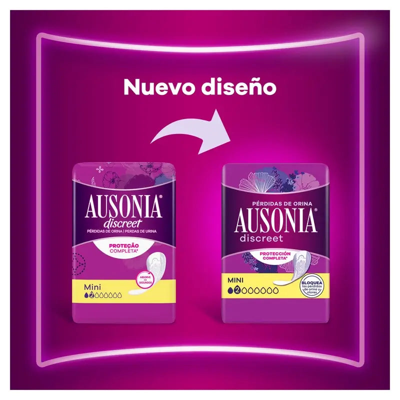 Ausonia Discreet Normal Urine Leakage Pads, 24 unités