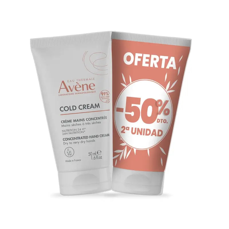 Avène Duo Crème Mains 2X50Ml 50% 2A Av Unit
