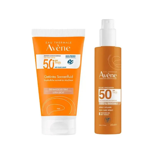Avène Fluide Spf 50+ Couleur 50 Ml + Spray Invisible Spf 50 200 Ml
