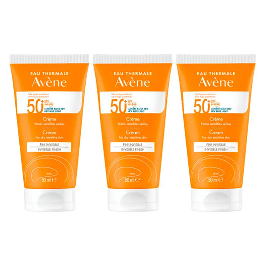 Avène Crème solaire Spf 50+, 3 x 50 ml