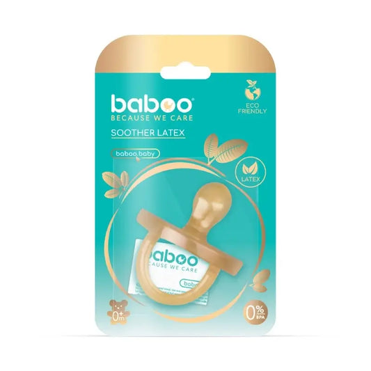 Tétine ronde en latex de Baboo, 0+ mois