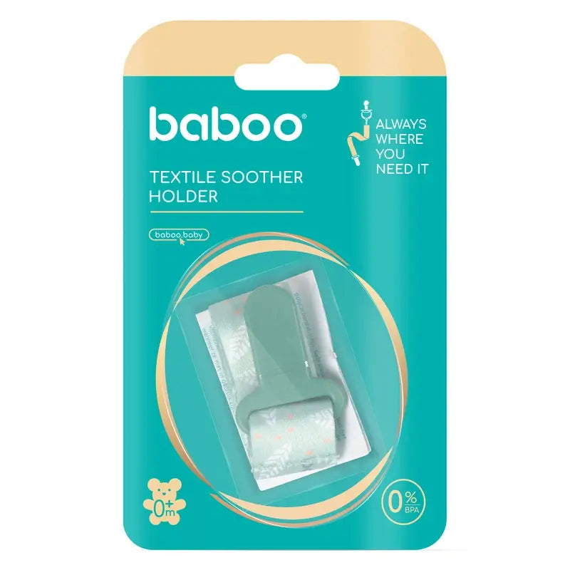 Porte-sucette Baboo 0+ mois Peachy Keen, 1 pièce