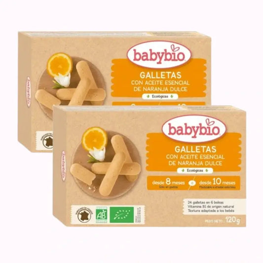 Biscuits de dentition Babybio, paquet de 2 x 120g