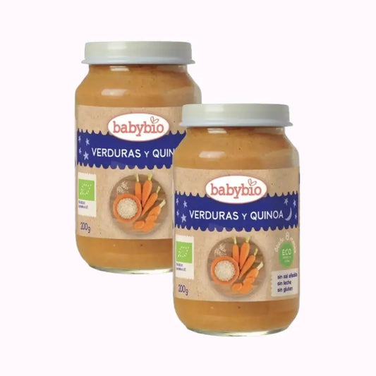 Babybio Menu Tradition Quinoa, paquet de 2 x 200 grammes