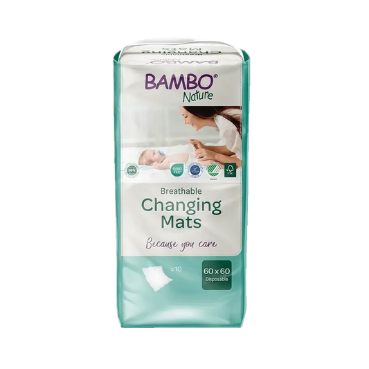 Bambo Nature Baby Baby Nappy Changer 60X60Cm, 10 pcs.