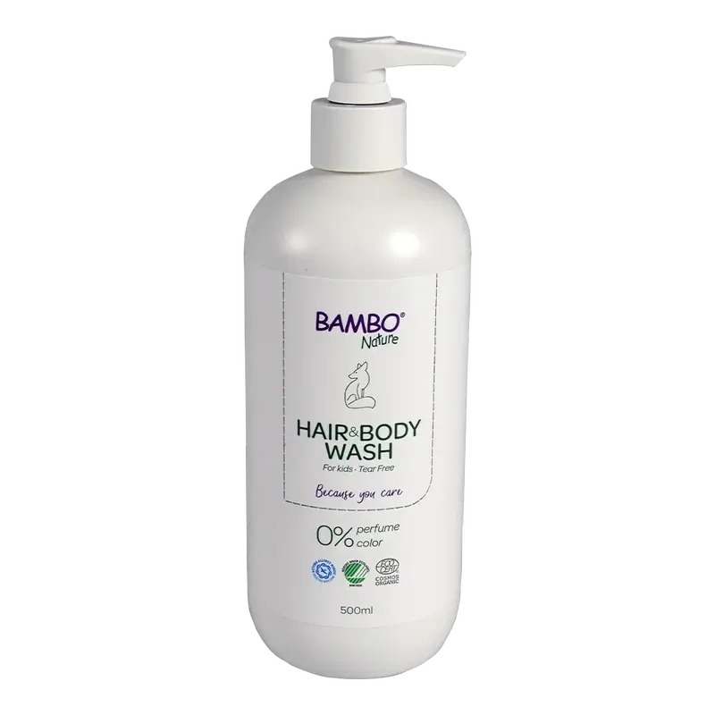 Bambo Nature Gel de bain et shampooing, 500 ml