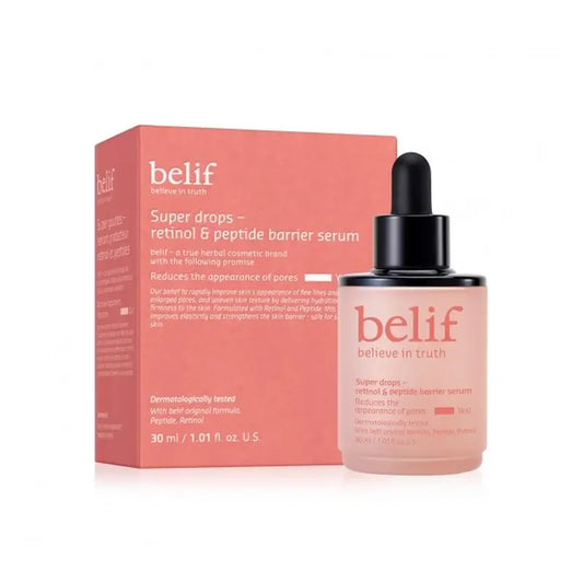 Belif Super Drops - Sérum barrière au rétinol et aux peptides, 30 ml
