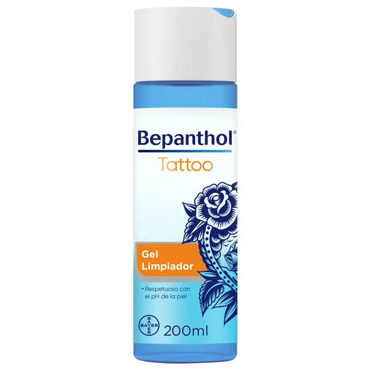 Gel nettoyant Bepanthol Tattoo, 200 ml