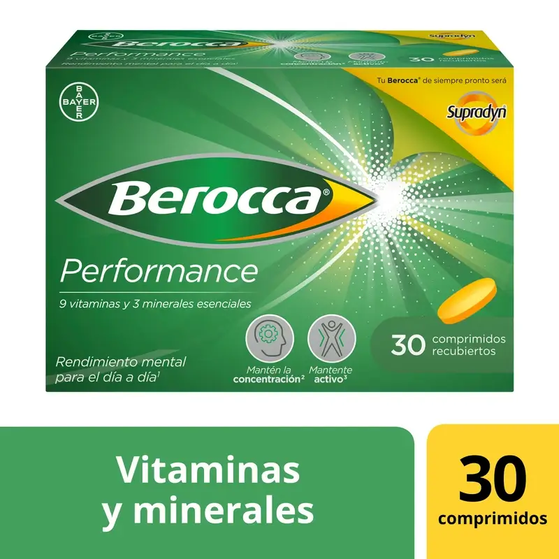 Berocca Performance, 30 Comprimés