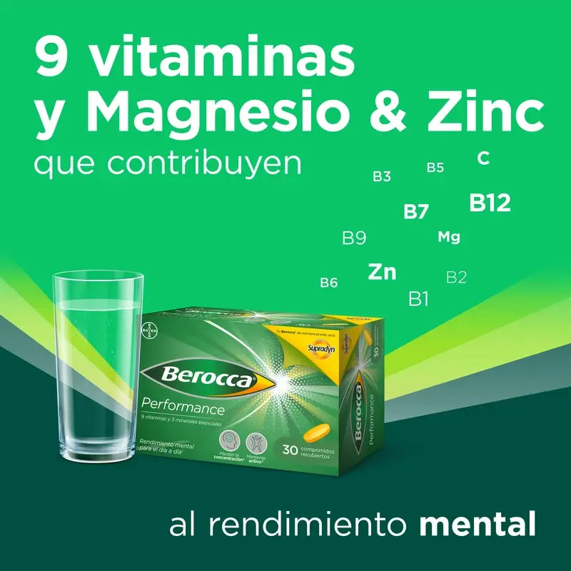 Berocca Performance, 30 Comprimés
