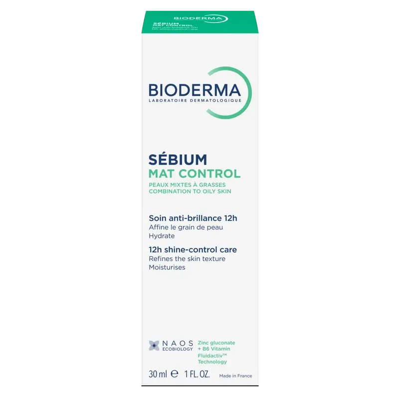 BIODERMA Sebium Mat Control Hydrate et matifie, 30 ml
