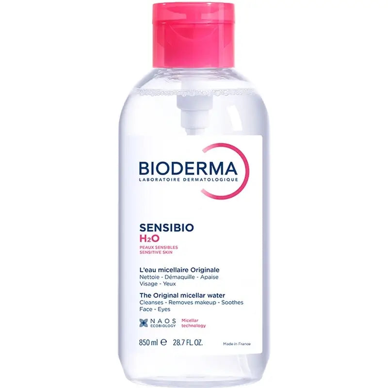Bioderma Sensibio H2O PUMP Solution Micellaire Peau Sensible 850ml