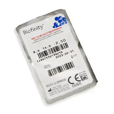 Lentilles mensuelles sphériques Biofinity, 3 unités