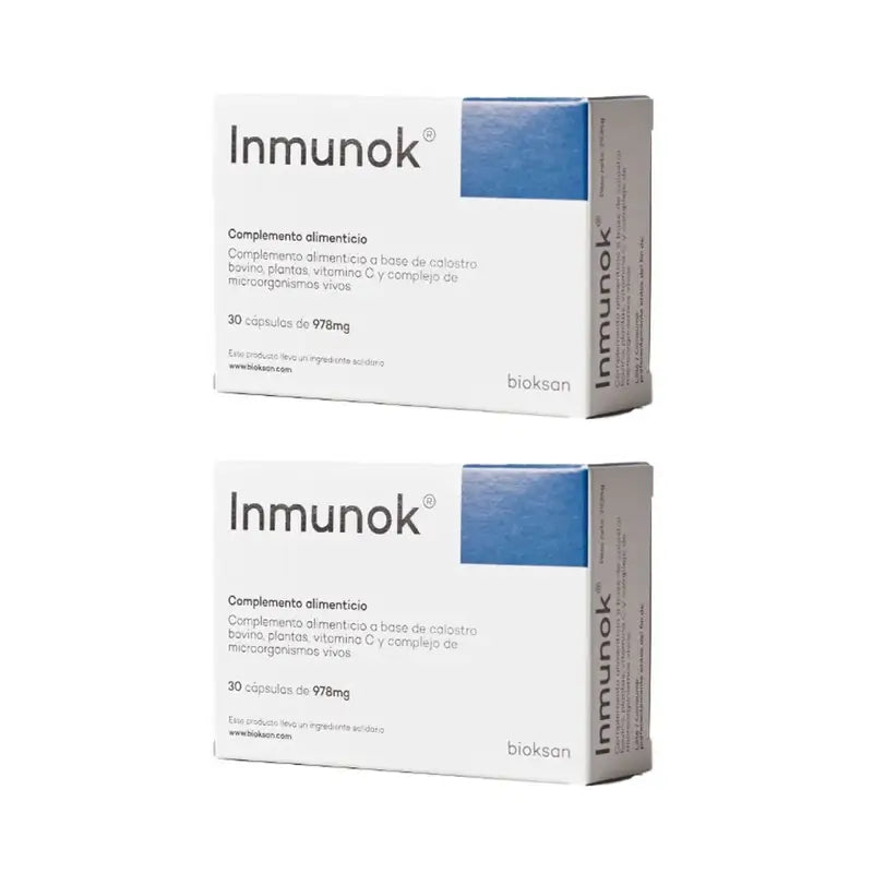Bioksan Pharma Inmunok Complément Alimentaire, 2X30 Capsules