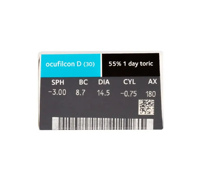 Biomedics 1 Day Daily Toric Lenses , 30 unités