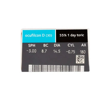 Biomedics 1 Day Daily Toric Lenses , 30 unités