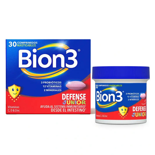 Bion3 Defense Junior Multivitamin Chewables, 30 comprimés