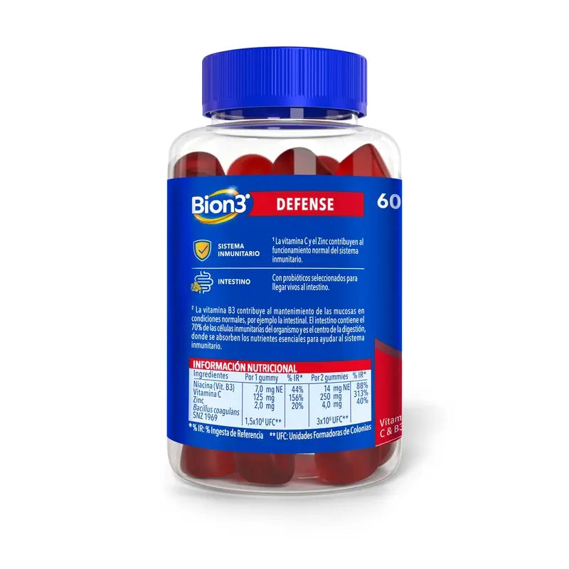 Bion3 Pack Defense Multivitamin, 2x60 gummies