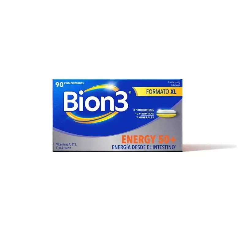 Bion3 Energy 50+ Multivitamin, 2X90 Comprimés