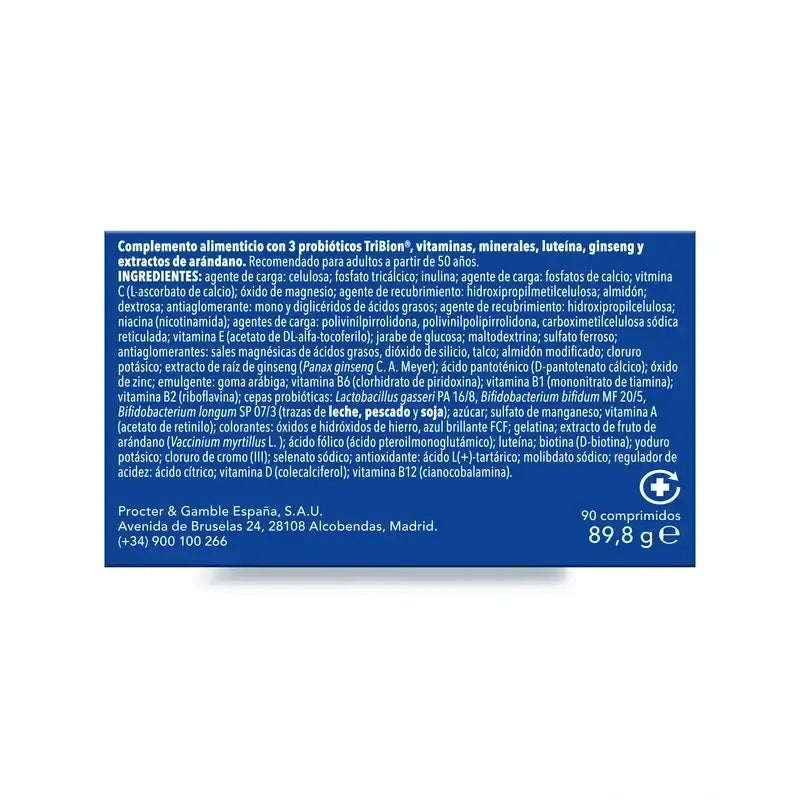 Bion3 Energy 50+ Multivitamin, 2X90 Comprimés