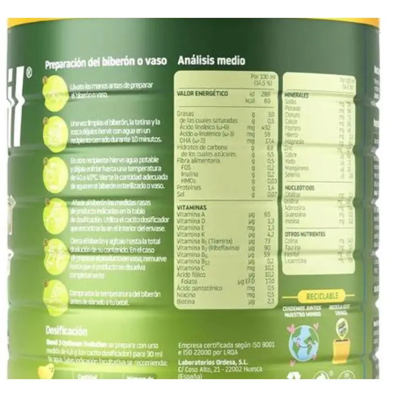 Blemil Optimum Evolution 3 Lait de croissance, 1200g