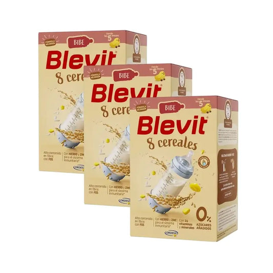 Blevit Bébé 8 céréales, 3X500 Grs