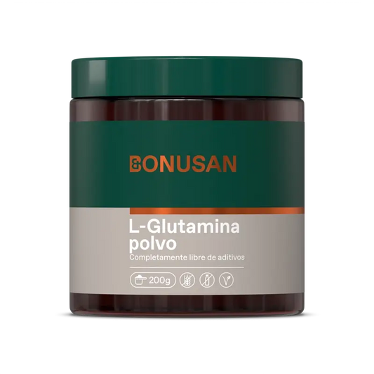 Bonusan L-Glutamine en poudre, 200 grammes