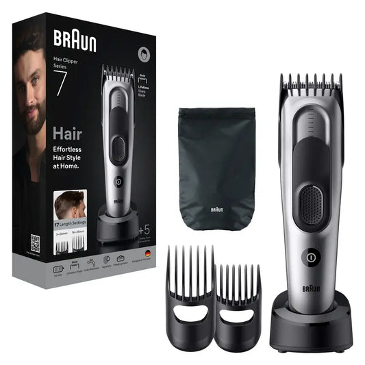 Tondeuse à cheveux Braun Series 7 17 longueurs +5 accessoires