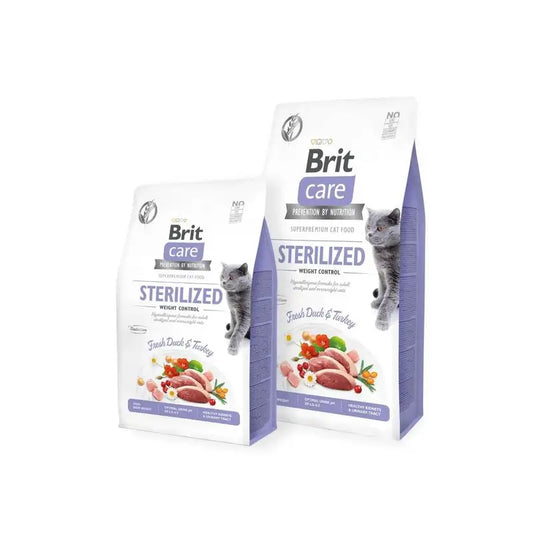 Brit Care Cat Sterilized Weight Control 2Kg pour chats