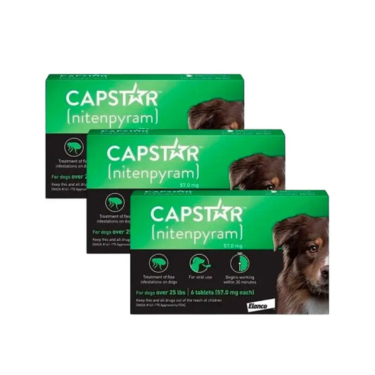 Capstar 57 Mg Chien 11-60Kg, 18 Comprimés