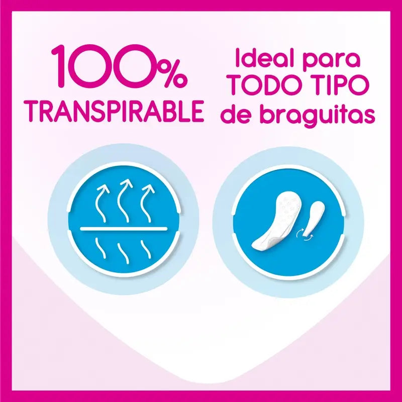 Carefree Cotton Flexiform Protège-slip absorbant non parfumé, 30 unités