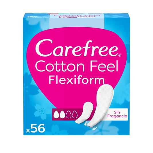 Carefree Flexiform Sans Parfum 56pcs