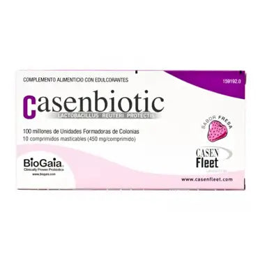 Casenbiotic Strawberry Flavour 10 tablets