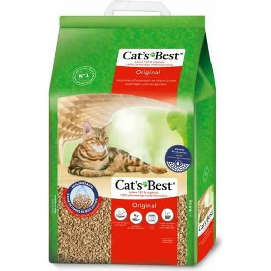Cat's Best Original 20L 8,6 Kg Litière végétale