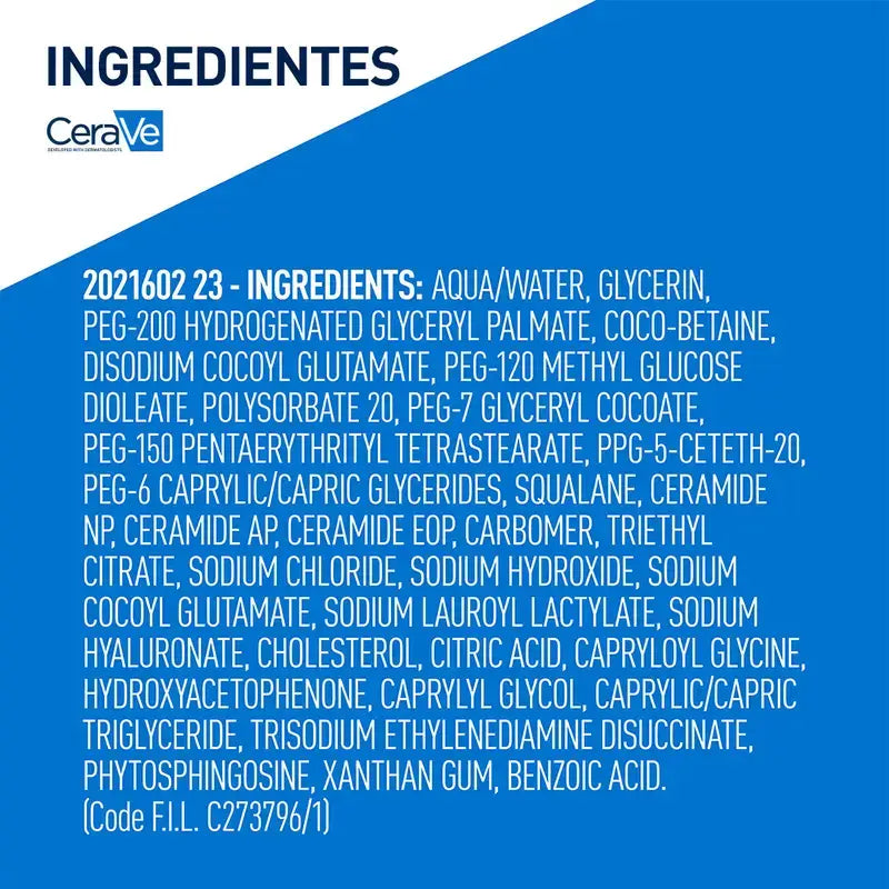 CeraVe Huile nettoyante moussante hydratante, 473 ml