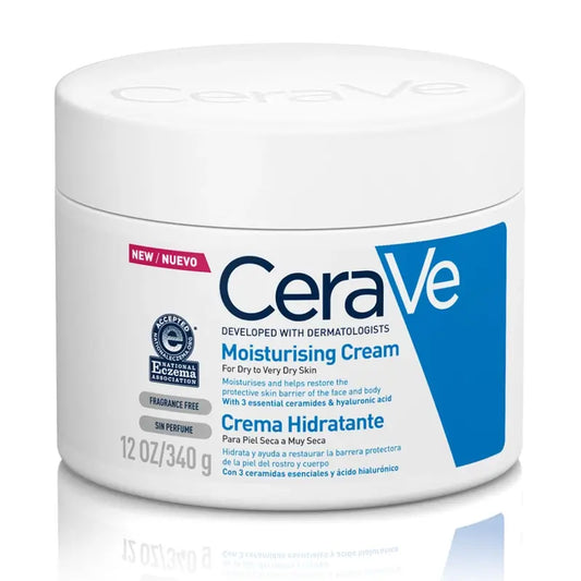 CeraVe Crème hydratante pour peaux sèches, 340 gr