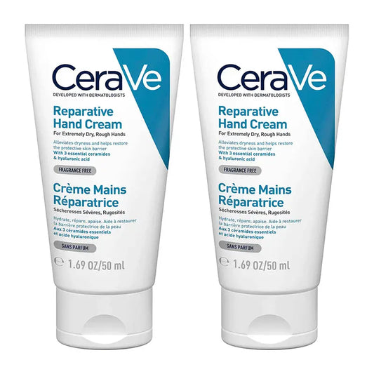 CeraVe Duplo Crème pour les mains, 2X50 ml
