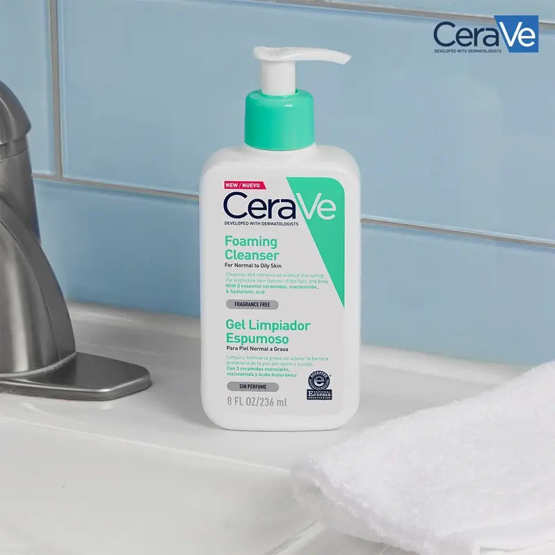 CeraVe Gel nettoyant moussant, 236 ml