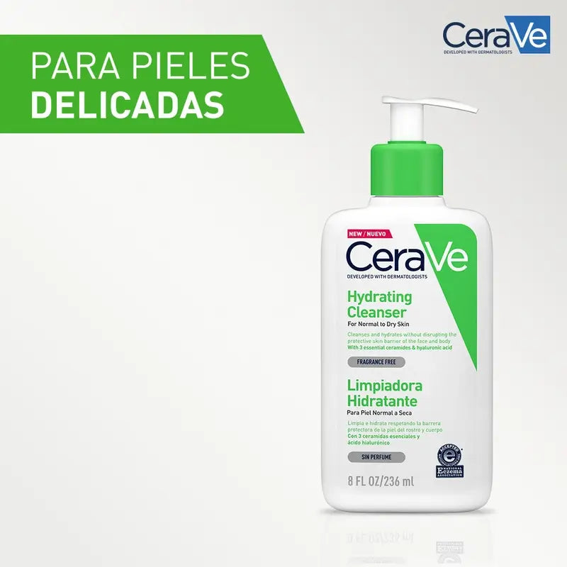 CeraVe Gel nettoyant hydratant, 236 ml