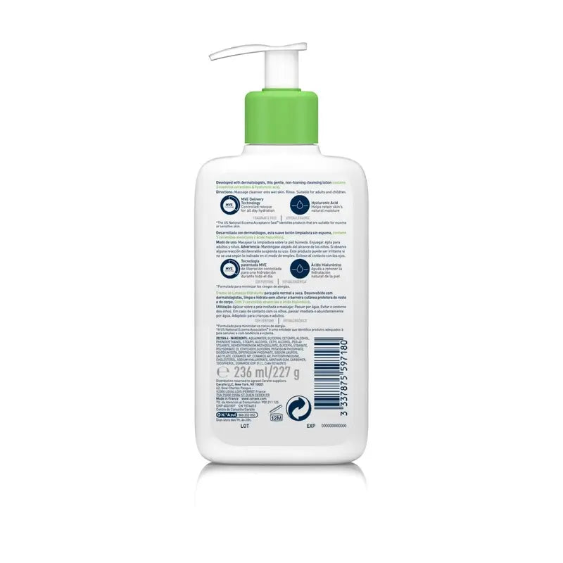 CeraVe Gel nettoyant hydratant, 236 ml